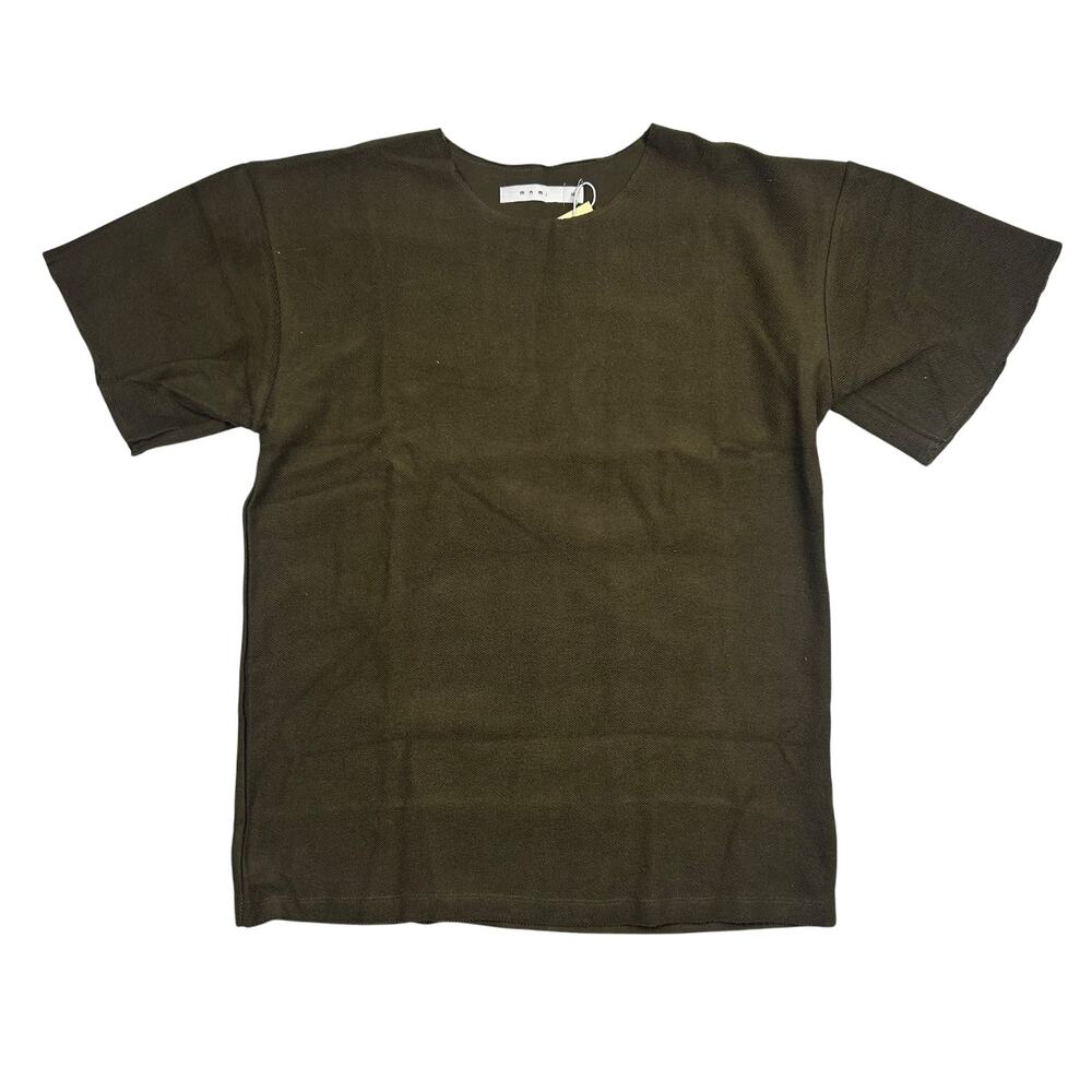 MNML Reverse Terry T Shirt Raw Edge Distressed Streetwear NWT